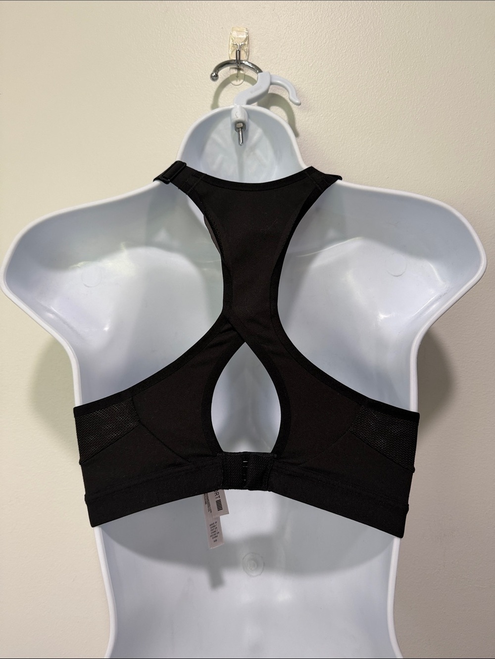 Black V-Neck Sports Bra - Picture 3 of 5